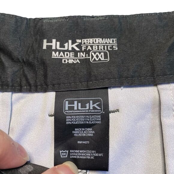Huk Men’s Pursuit Shorts Camo Lake River Fishing Outdoors Sz XXL - Picture 12 of 14